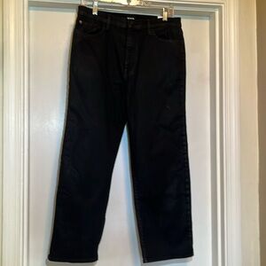 Women’s Hudson black crop jeans 32